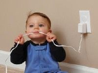 Child proofing electrical outlets and plugs Child proofing electrical outlets and plugs